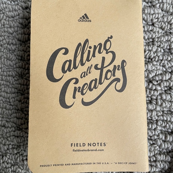 Mini Adidas Field Notes Notebook & Funny Post It Cards - Picture 6 of 8